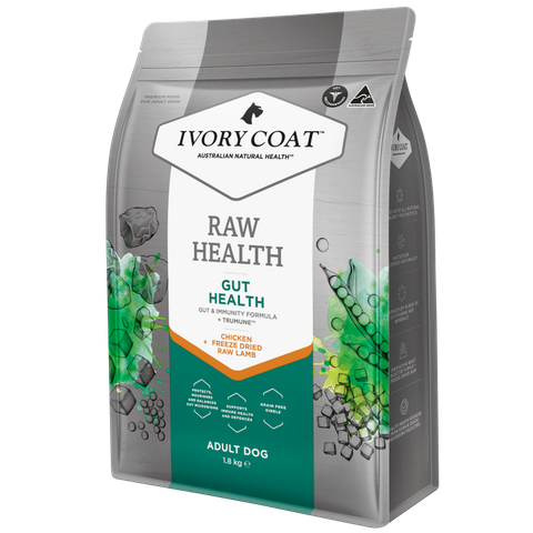 IVORY COAT RAW HEALTH ADULT CHICKEN GUT HEALTH 1.8KG