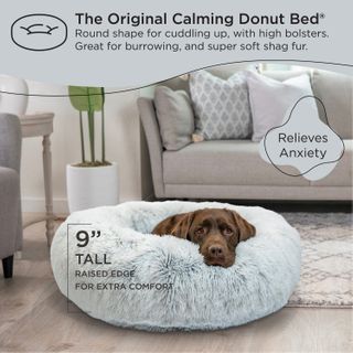 BEST FRIENDS BY SHERI BED DONUT SHAG FROST 36X36INCH VP