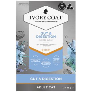 IVORY COAT RAW HEALTH CAT ADULT CHICKEN DIGESTION 85GX12