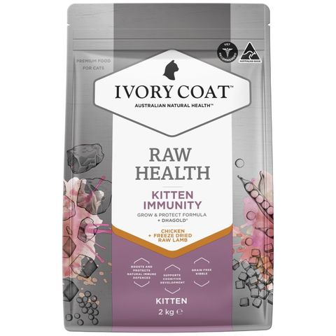 IVORY COAT RAW HEALTH KITTEN CHICKEN IMMUNITY 2KG