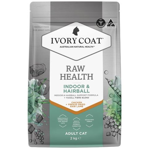 IVORY COAT RAW HEALTH CAT ADULT CHICKEN INDOOR 2KG