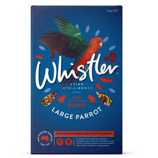 WHISTLER LARGE PARROT GOURMET BLEND WITH FRUIT, NUT & HERB SUPERFOODS 1.2KG
