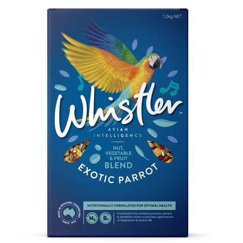 WHISTLER GOURMET BLEND EXOTIC PARROT 1.2KG