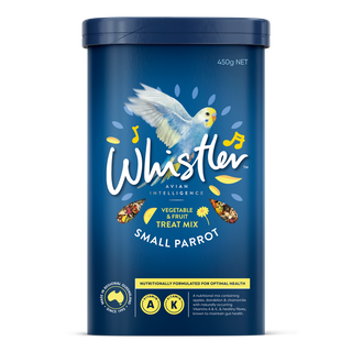 WHISTLER SMALL PARROT TREAT MIX WITH GARDEN VEGETABLES, FRUITS, AND HERBS 450G