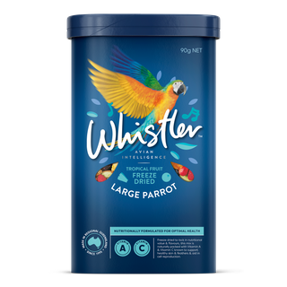 WHISTLER LARGE PARROT FREEZE DRIED TROPICAL FRUIT SALAD MEDLEY 90G