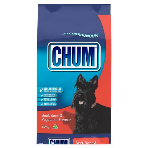 CHUM CRUNCHY Beef & Bone & Vegetable 20kg
