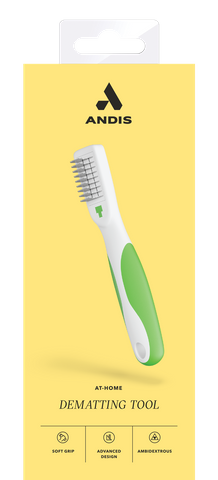 Andis Dematting Tool White Lime Green