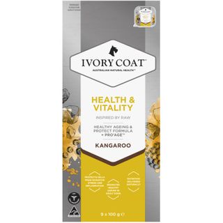 Ivory Coat Raw Health Adult Kangaroo Vitality 100gx9