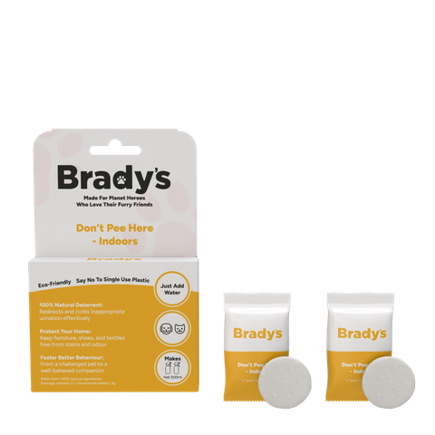 BRADYS DONT PEE HERE INDOORS 500ML CONCENTRATED TABLET