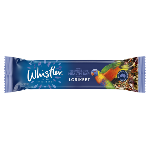 WHISTLER LORIKEET HEALTH BAR WITH FRUIT, VEGETABLE & HERB 100G
