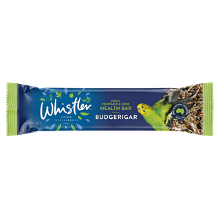 WHISTLER BUDGERIGAR HEALTH BAR WITH FRUIT, VEG, AND HERB SUPERFOODS 85G