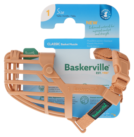 Baskerville Classic Basket Muzzle size 1