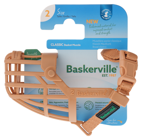 Baskerville Classic Basket Muzzle size 2