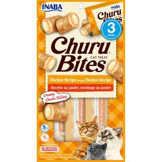 INABA Churu Bites Chicken Recipe wraps Chicken Recipe 30g (10g X Tubes)