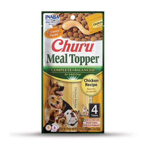 INABA Churu Meal Topper Chicken Recipe 56g (14g X 4 Tubes)