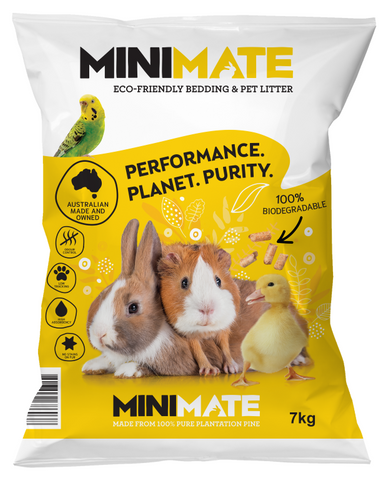 Minimate Wood Pellet Small Animal Litter 7KG