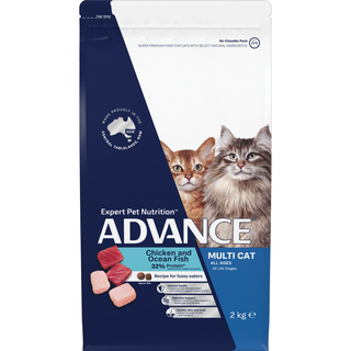 ADVANCE Multi-Cat Chicken and Ocean Fish 2kg