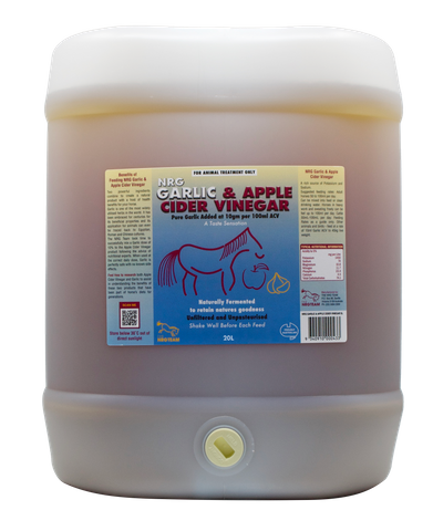 NRG GARLIC APPLE CIDER VINEGAR 20L