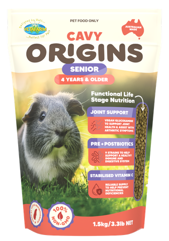 Vetafarm Origins Cavy Senior Diet 1.5kg
