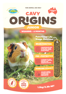 Vetafarm Origins Cavy Junior Diet 1.5Kg