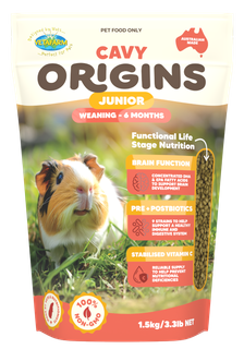 Vetafarm Origins Cavy Junior Diet 1.5kg