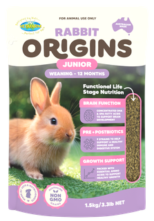 Vetafarm Origins Rabbit Junior Diet 1.5Kg
