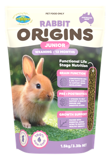 Vetafarm Origins Rabbit Junior Diet 1.5kg