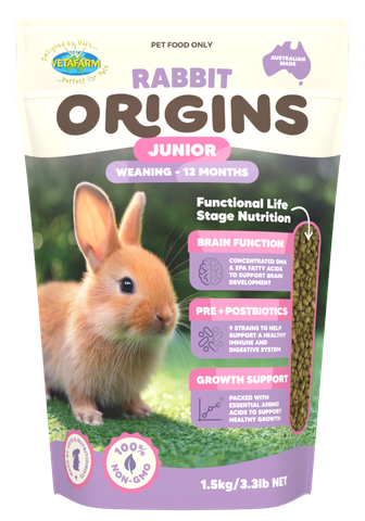 Vetafarm Origins Rabbit Junior Diet 1.5kg