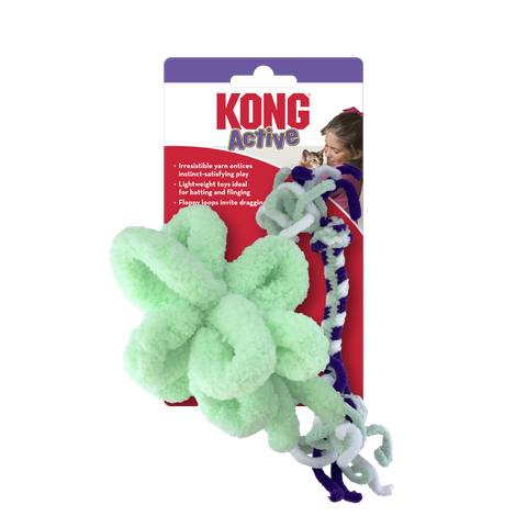 kong Cat Active Rope Mint Purple 2pk