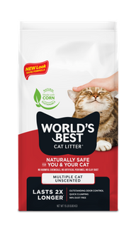 Worlds Best Clumping Cat Litter Multiple Cat Unscented 6.8kg