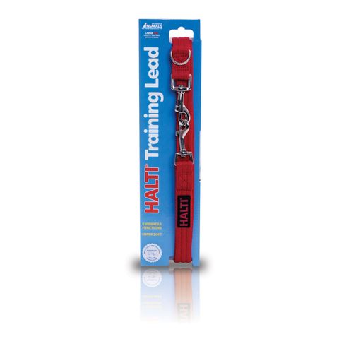 HALTI TRAINING LEAD RED LARGE