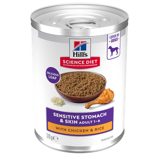 SCIENCE DIET SENSITIVE STOMACH SKIN CHICKEN 12X370G