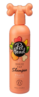 PET HEAD QUICK FIX 2IN1 SHAMPOO PEACH 300ML