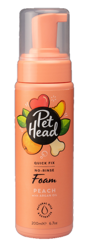 PET HEAD QUICK FIX FOAM PEACH 200ML
