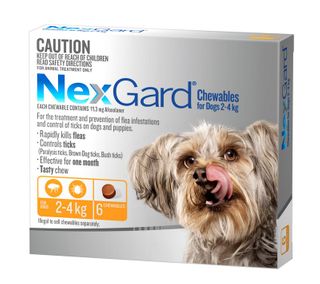 NEXGARD V.SMALL 2.0-4KG 6PACK *DATED SEP 2025