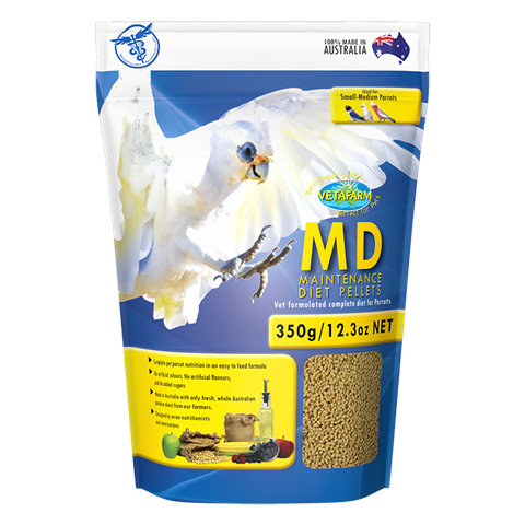 VETAFARM PARROT MAINTENANCE PELLETS 350G