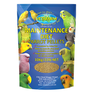 VETAFARM PARROT MAINTENANCE PELLETS 10KG