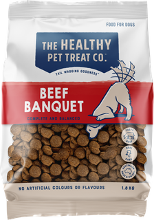 HEALTHY PET TREAT COMPANY Beef Banquet Kibble 1.8kg
