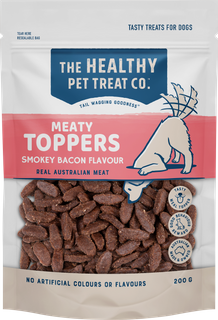 HEALTHY PET TREAT COMPANY Meaty Toppers Smokey Bacon 200g