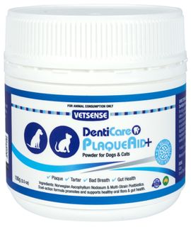 VETSENSE DENTICARE PLAQUEAID+  100G *DATED 30 SEP 2025