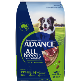 ADVANCE DOG ALL BREED LAMB WITH RICE 20KG