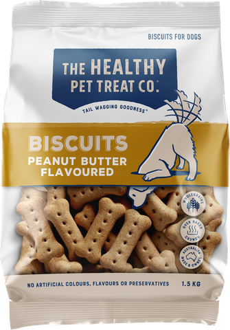 HEALTHY PET TREAT COMPANY Peanut Butter Biscuits 1.5kg