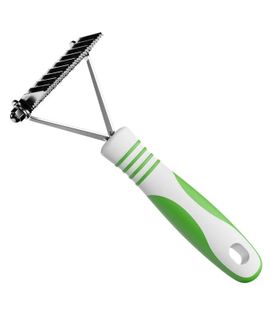 ANDIS DEMATTING RAKE WHITE LIME GREEN