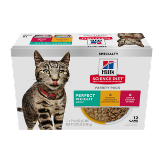 SCIENCE DIET CAT PERFECT WEIGHT 82GX12 *DATED 20 NOV 2025