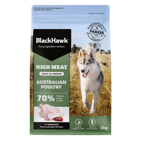Black Hawk High Meat Australian Poultry Recipe 2kg
