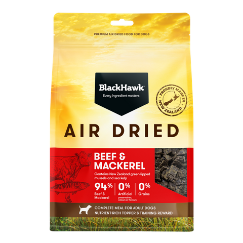 BLACK HAWK AIR DRIED BEEF MACKEREL 450G