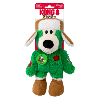 kong Holiday Wild Knots Bear Assor Md/Lg