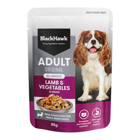 Black Hawk Original Adult Lamb & Vegetables 85gx12