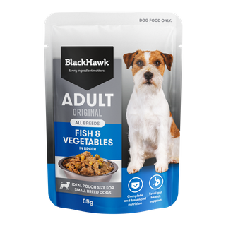 Black Hawk Original Adult Fish & Vegetables 85gx12
