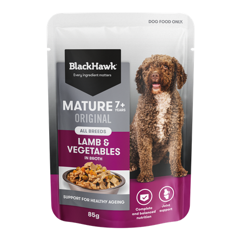 Black Hawk Original Mature Lamb & Vegetables 85gx12